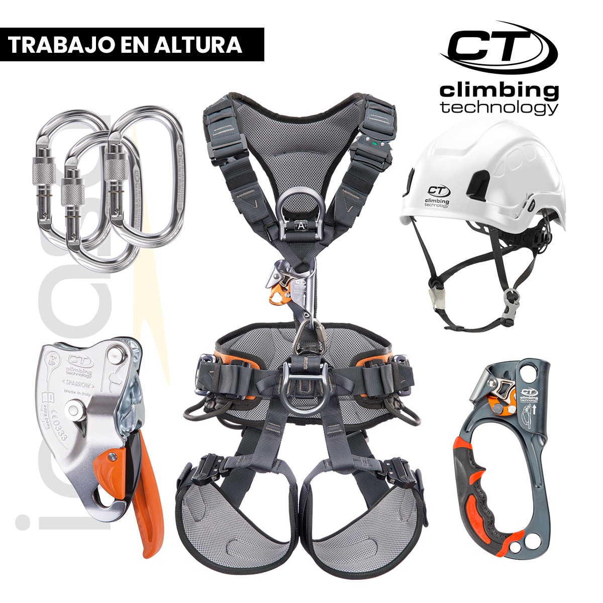 EQUIPO PARA TRABAJO EN ALTURA- Climbing Technology