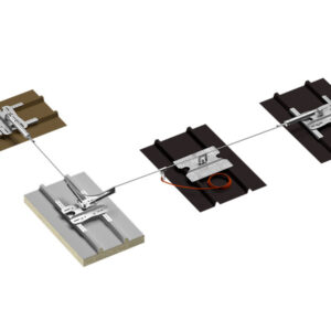 Línea de vida para chapa trapezoidal