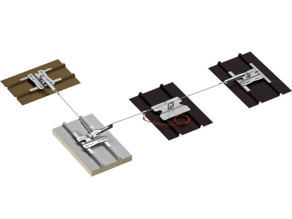 Línea de vida para chapa trapezoidal